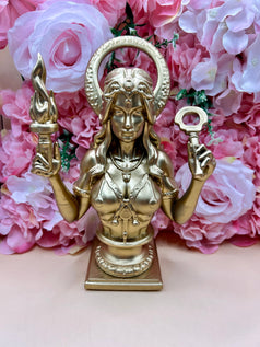Hecate/Hekate Bust Resin Statue | Figure | Offering | Worship | Goddess | Witchcraft | Wiccan | Pagan | Home Decoration | Goddess of Witches