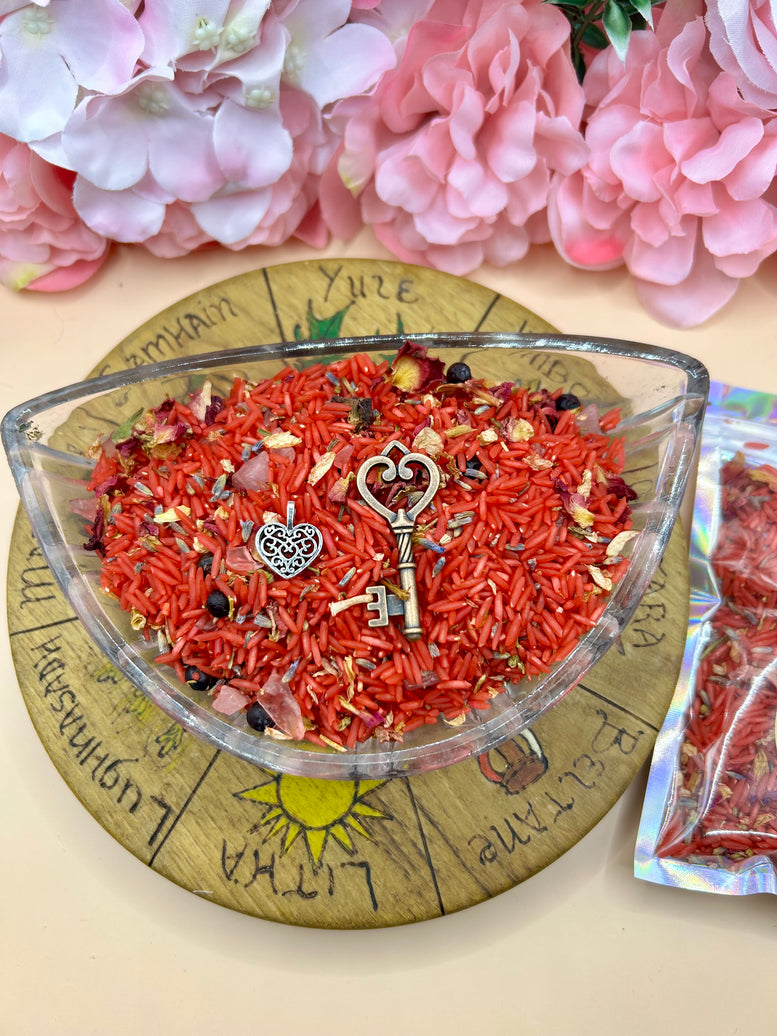 Love Attraction Ritual Rice - Aphrodite - Love - Self Love - Witchcraft - Wicca - Pagan