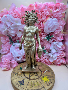 3D Printed Medusa Statue – Dark Divine Feminine Power | Figure | Offering | Worship | Goddess | Witchcraft | Wiccan | Pagan | Home Decor