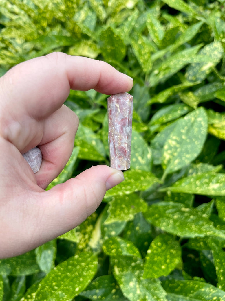 Strawberry Jasper Mini Points | Crystals | Towers | Crafts | Jewellery Making | Accessories | Supplies | Witchy | Wicca | Pagan | Witchcraft