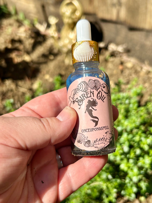 Sirens Allure Witchcraft Spell Oil | Deity | Sea Witch | Ocean | Confidence | Beauty | Spell Oil | Wiccan | Pagan | Fragrance | Home | Gift
