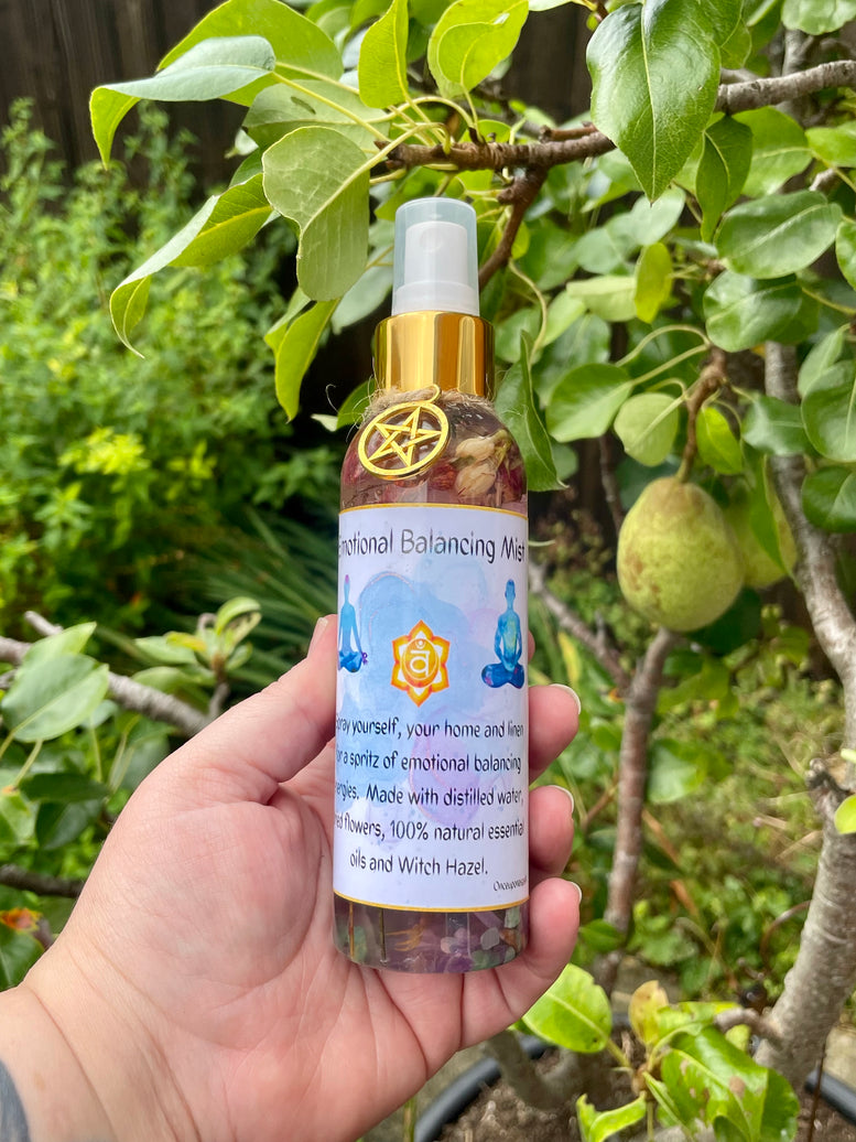 Emotional Balancing Spray Mist | Room Spray | Sacral Chakra Spray | Healing | Spirituality Sprays | Witchcraft | Wicca | Pagan | Balancing