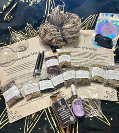 Witches Home Protection Spell and Witch Ball making Kit | Spell candles | Spell Oils | Magic | Witchcraft | Wiccan | Pagan | Crystals | Gift