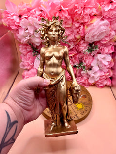 3D Printed Medusa Statue – Dark Divine Feminine Power | Figure | Offering | Worship | Goddess | Witchcraft | Wiccan | Pagan | Home Decor