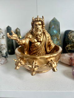 3D Printed Hades Offering Bowl | Greek Mythology Altar Decor | Underworld God Tribute | Occult Pagan Ritual Tool | Witchcraft | Wiccan