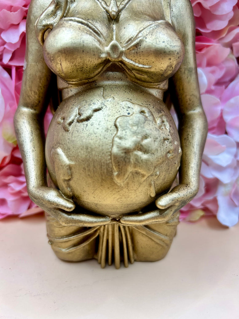 Gaia Mother Earth Bust Resin Statue | Figure | Offering | Worship | Goddess | Witchcraft | Wiccan | Pagan | Home Decoration | Mythology