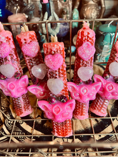 Onceuponaspell Hand Crafted Love Beeswax Spell Candle Decor Fragrance Traditional Ornaments Scented Perfume Decoration Aroma