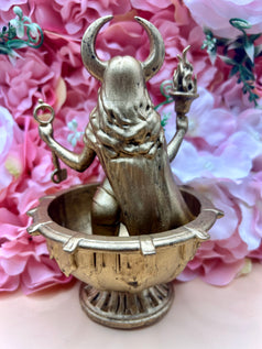 Hecate/Hekate Offering Bowl Resin Statue | Figure | Offering | Worship | Goddess | Witchcraft | Wiccan | Pagan | Home Decoration | Witchy