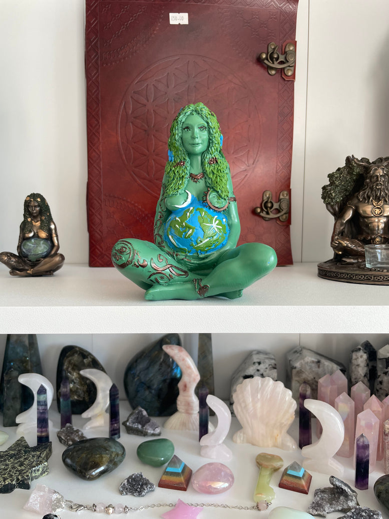 Mother Earth/Gaia Statue | Wiccan | Pagan | Goddess | Earth | Mother | Witchcraft | Gift | Statue | Art | Figurine | Altar | Deity | Occult