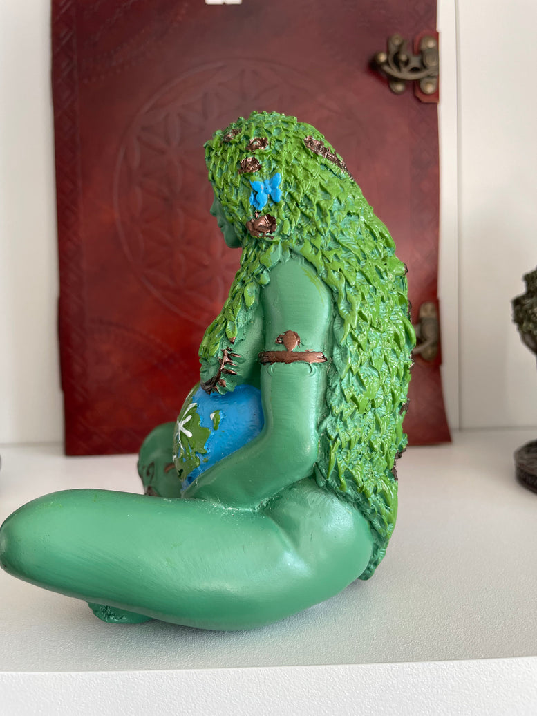 Mother Earth/Gaia Statue | Wiccan | Pagan | Goddess | Earth | Mother | Witchcraft | Gift | Statue | Art | Figurine | Altar | Deity | Occult