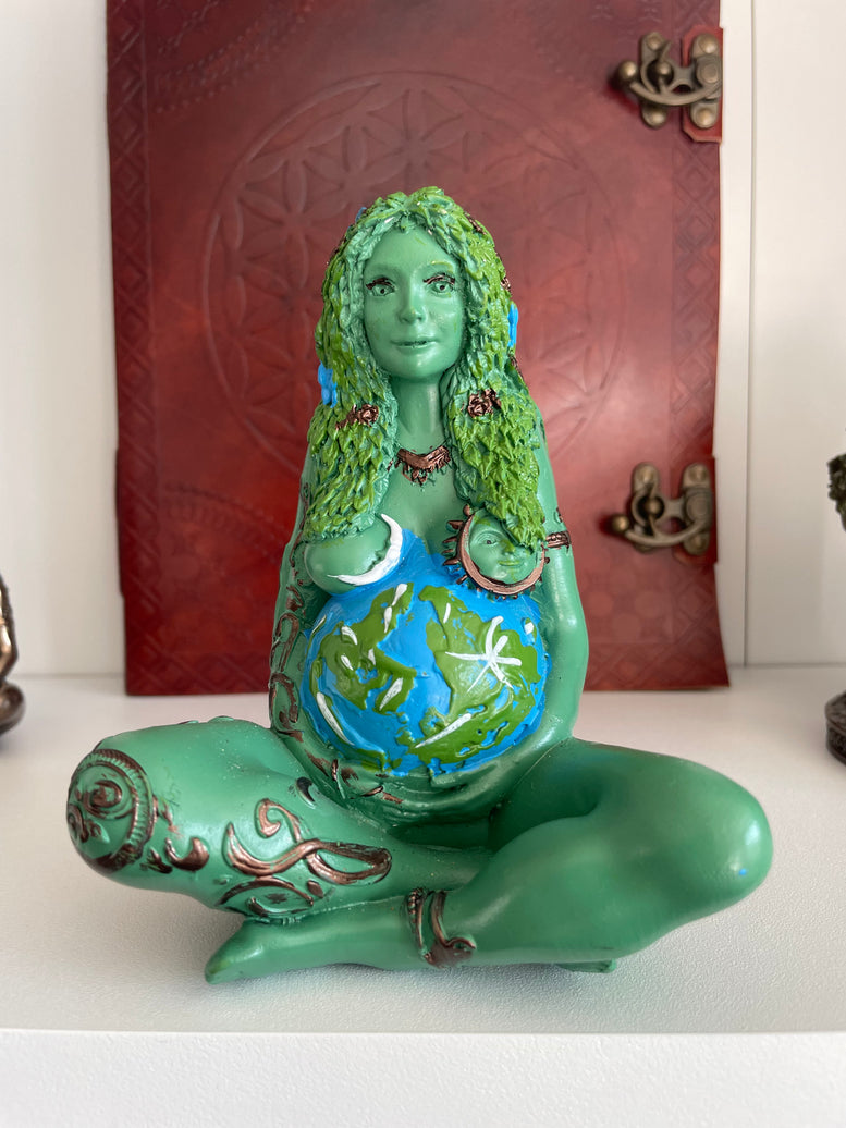 Mother Earth/Gaia Statue | Wiccan | Pagan | Goddess | Earth | Mother | Witchcraft | Gift | Statue | Art | Figurine | Altar | Deity | Occult