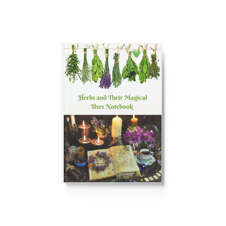 Herbs and their Magical Uses Hardback Notebook