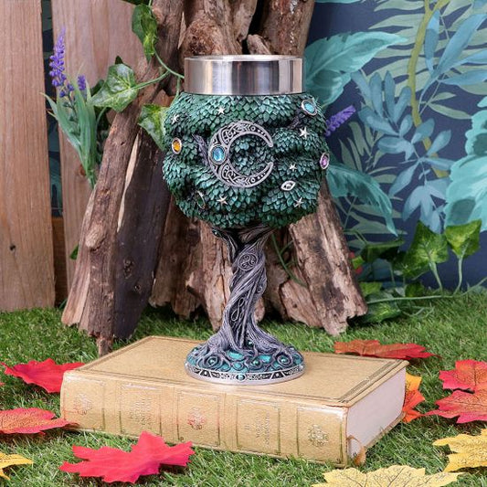 Exclusive Tree of Life Nature Goblet Wine Glass