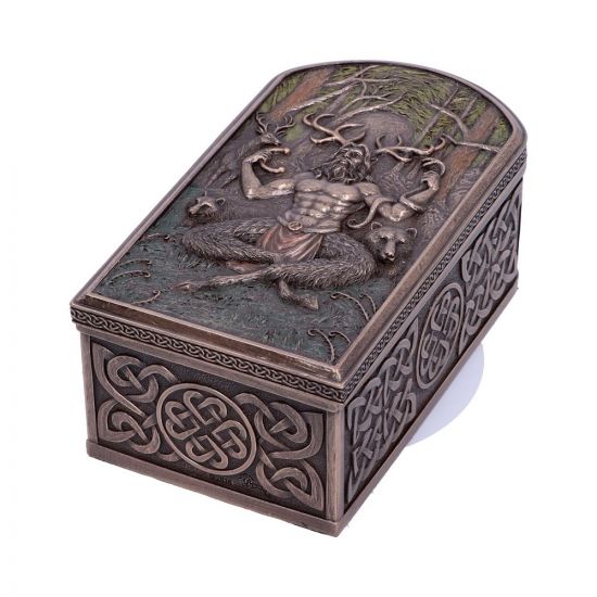 Secrets of Cernunnos Horned God Trinket Box 15,5cm