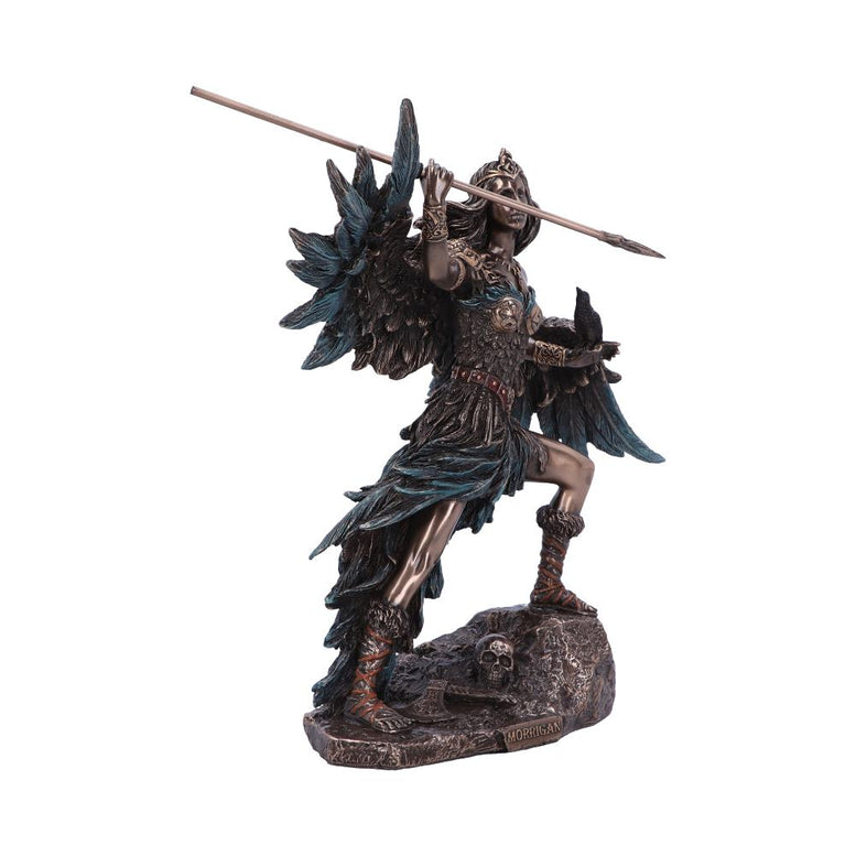 Morrigan - Celtic Phantom Queen Bronze Figurine 22cm / Wicca / Pagan / Mythology / Goddess / Viking / Statue / Figurine / Deity / Witchy
