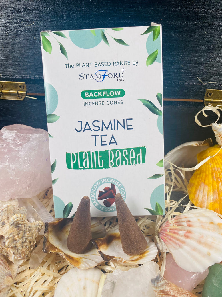 Stamford Plant Based Backflow Incense Cones | vegan | Pagan | Wiccan | Witchcraft | Incense | Aromatherapy | Lavender | Stress Relief | Sage