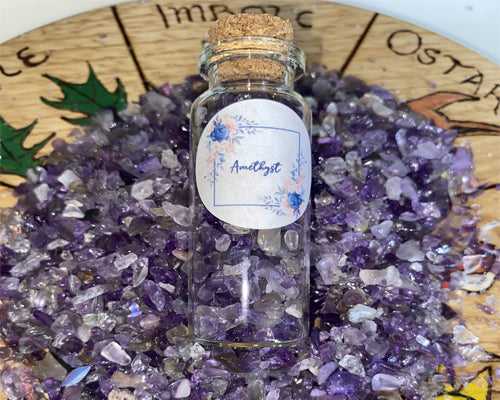 15ml Amethyst Crystal Chips Bottle