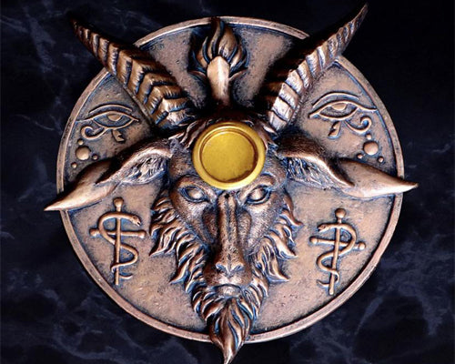 Baphomet's Prayer Incense and Candle Holder