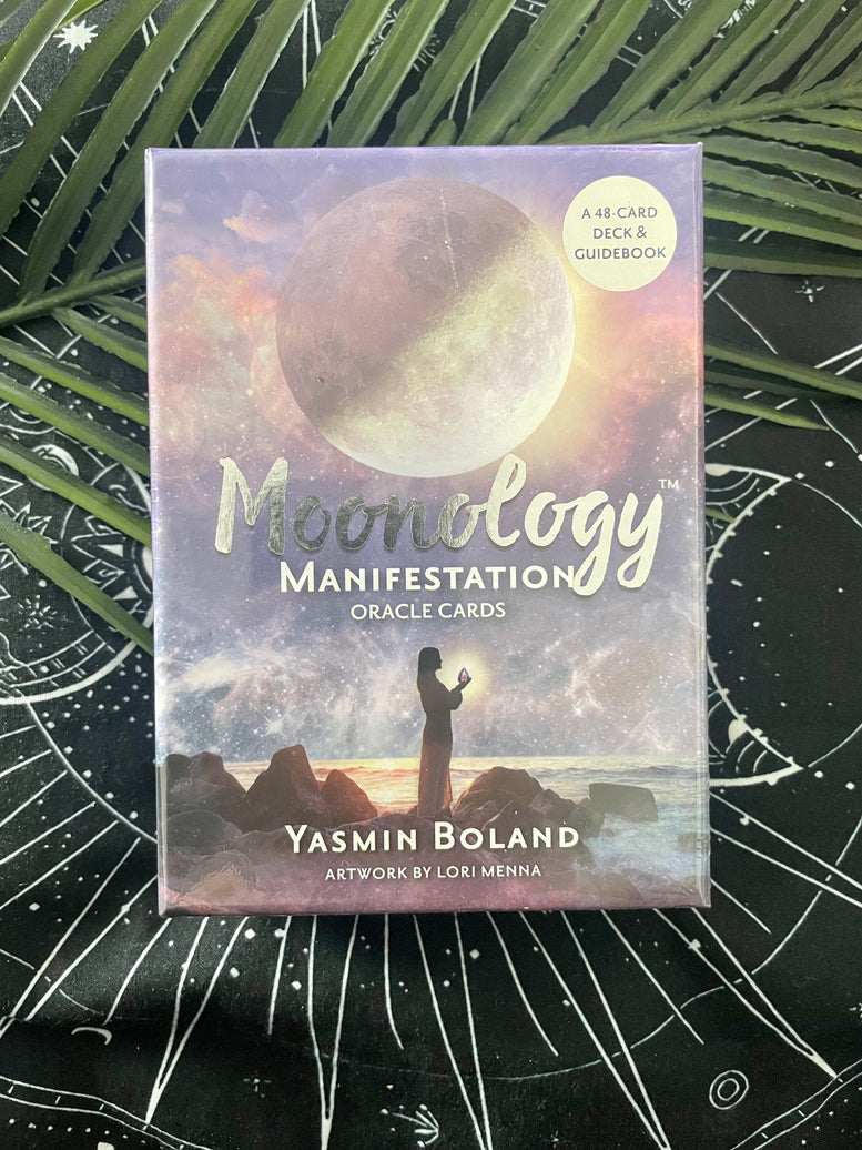 Moonology Manifestation Oracle Cards Yasmin Boland | Tarot | Witchcraft | Wiccan | Pagan | Cards | Reading | Mystic | Gift | Moon | Phases