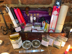 Witches Ritual Spell Chest & Supplies