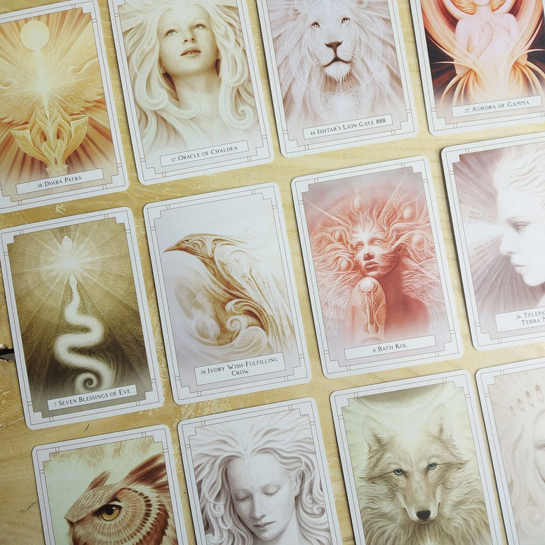 White Light Oracle Cards | Oracle Cards | Tarot | Deck | Wiccan | Pagan | Witchcraft | Occult | Divination | Gift | Reading | Mystic | Magic