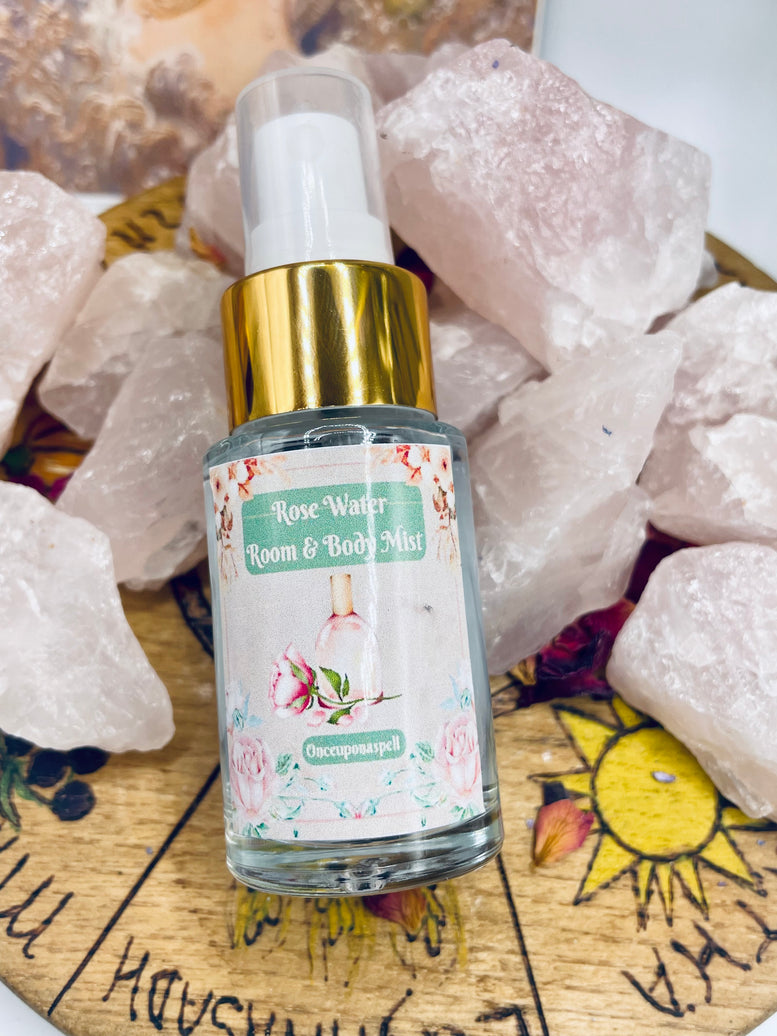 Rose Water & Chamomile Water Room/Body Mists | Facial Toner | Self love | Healing | Self care | Skin Care | Ritual | Cleansing | Wiccan