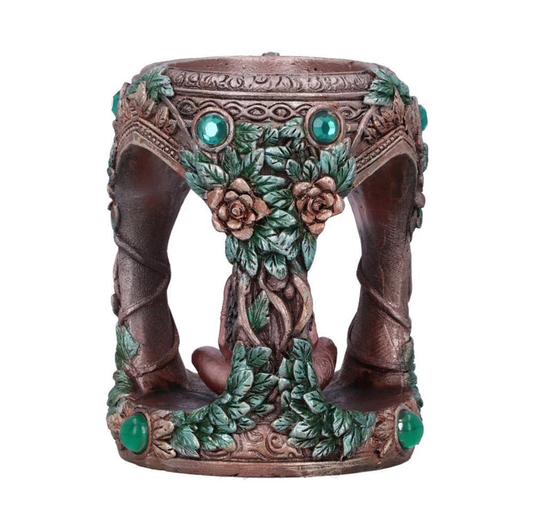 Bronze Mother Earth Tea Light Holder 7cm | Gaia | Deity | Goddess | Candle | Candle holder | Witchcraft | Wiccan | Pagan | Ornament | Home