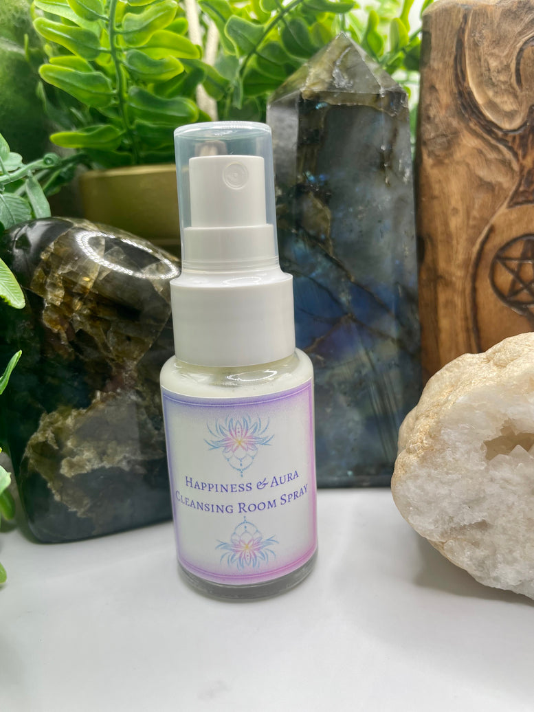 Gift Set of Spiritual Room Sprays | Protection & Banishing | Self Love - Healing | Luck - Prosperity | Happiness - Aura Cleansing | Wiccan