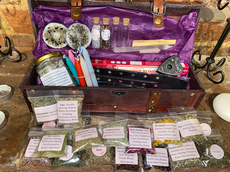 Witches Ritual Spell Chest & Supplies