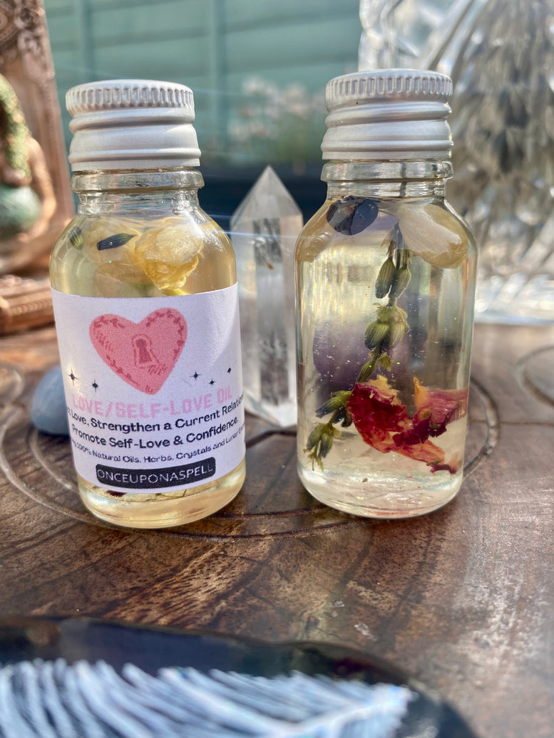 Love/Self Love Ritual Oil | Pagan | Witchcraft | Wiccan | Love Spell | Self Care | Anointing Oil | Fragrance | Flowers | Herbs | Oils