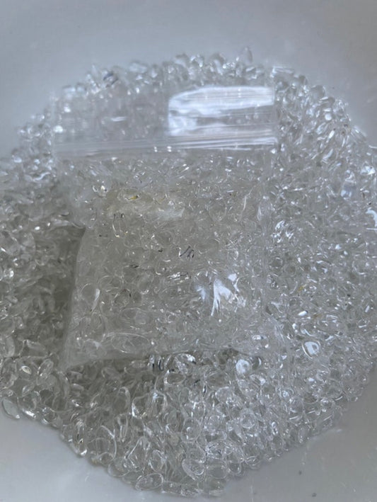 50g Quartz Crystal Chips | Gemstones | Crafts | Natural Crystals | Arts And Crafts | Spell Bottles | Healing Stones
