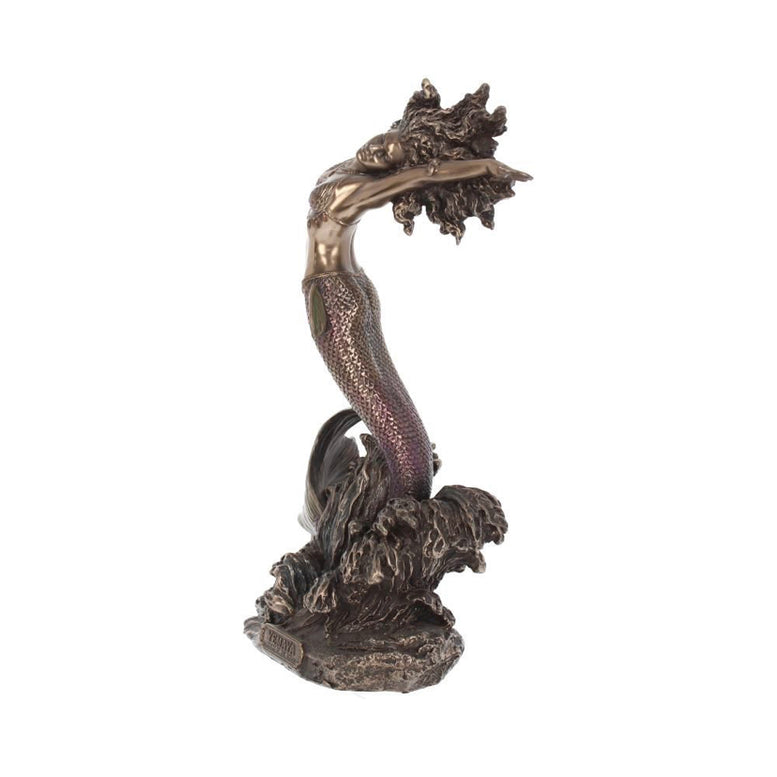 Yemaya Goddess of Water Figurine Bronze Mermaid Ocean Ornament 27cm | Goddess | Sea Witch | Sea Goddess | Wiccan | Pagan