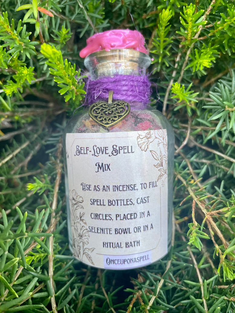 Self-Love Spell Mix | Witchcraft | Wiccan | Pagan | Incense | Charm | Ritual | Bath | Self Care | Spell Bottle | Spell | Incense