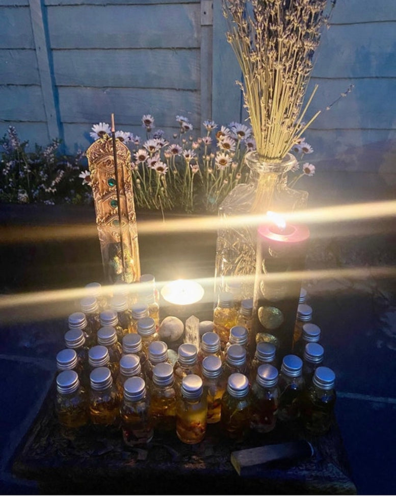 Shadow Work/Intention Setting Anointing Ritual Oil | Pagan | Witchcraft | Wiccan | Essential Oils | Crystals | Oils | Healing | Goth