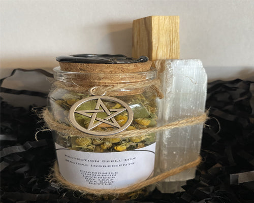 150ml Protection Spell Mix - Palo Santo & Selenite