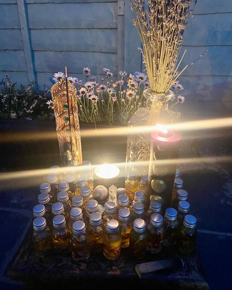 Self-love & Healing Ritual Oil including Spell Candle | Witchcraft | Wiccan | Pagan | Love Spell | Oil | Essential Oils