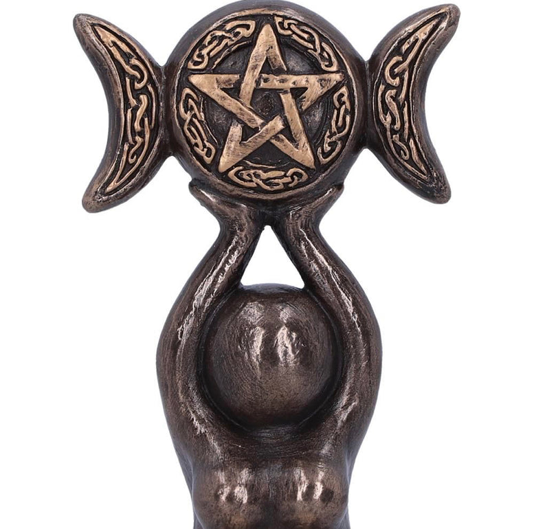 Triple Goddess Tea Light Holder 12cm | Goddess | Deity | Wicca | Pagan | Witchcraft
