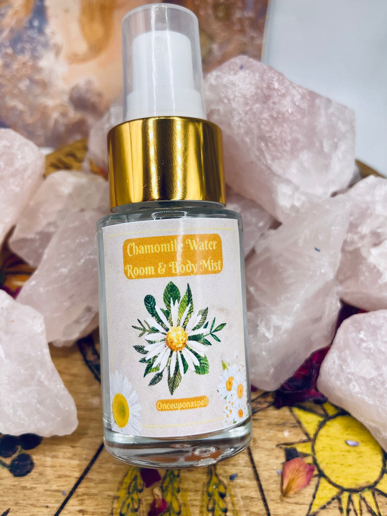 Rose Water & Chamomile Water Room/Body Mists | Facial Toner | Self love | Healing | Self care | Skin Care | Ritual | Cleansing | Wiccan