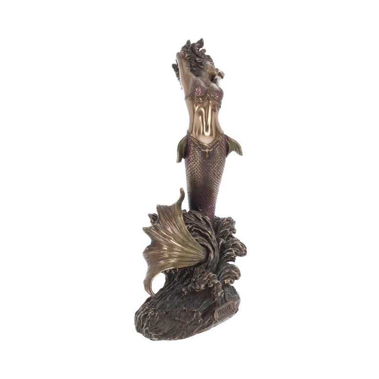 Yemaya Goddess of Water Figurine Bronze Mermaid Ocean Ornament 27cm | Goddess | Sea Witch | Sea Goddess | Wiccan | Pagan