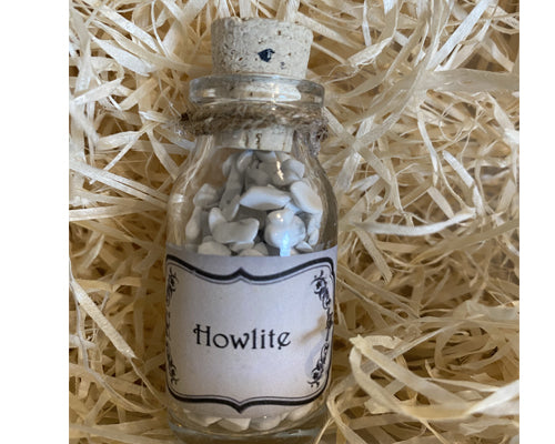 Howlite Crystal Chips - 15ml Bottle