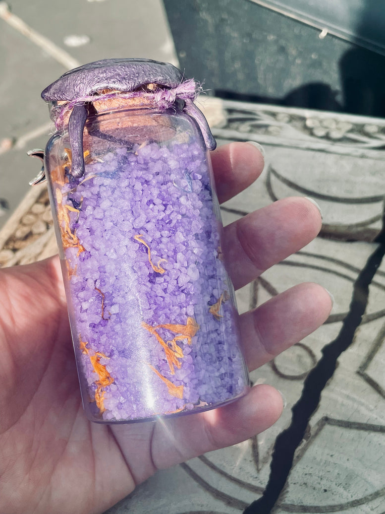 Third Eye Awakening Bath Salts | Aromatherapy | Witchcraft | Wiccan | Pagan | Divination | Bath Ritual | Spell | Essential Oils | Gift
