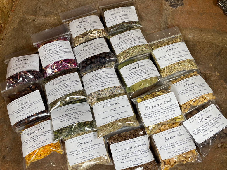 Apothecary | Herb Set - 20 Herbs | Dried Herbs | Witchcraft | Wiccan | Pagan | Ritual
