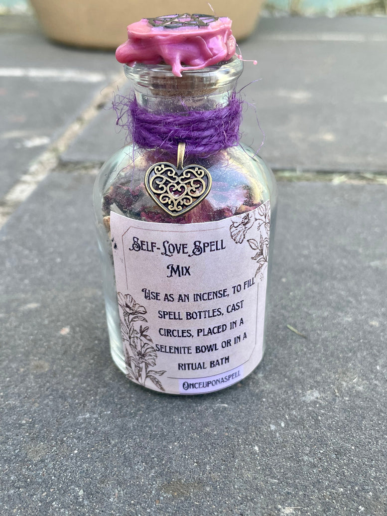 Self-Love Spell Mix | Witchcraft | Wiccan | Pagan | Incense | Charm | Ritual | Bath | Self Care | Spell Bottle | Spell | Incense