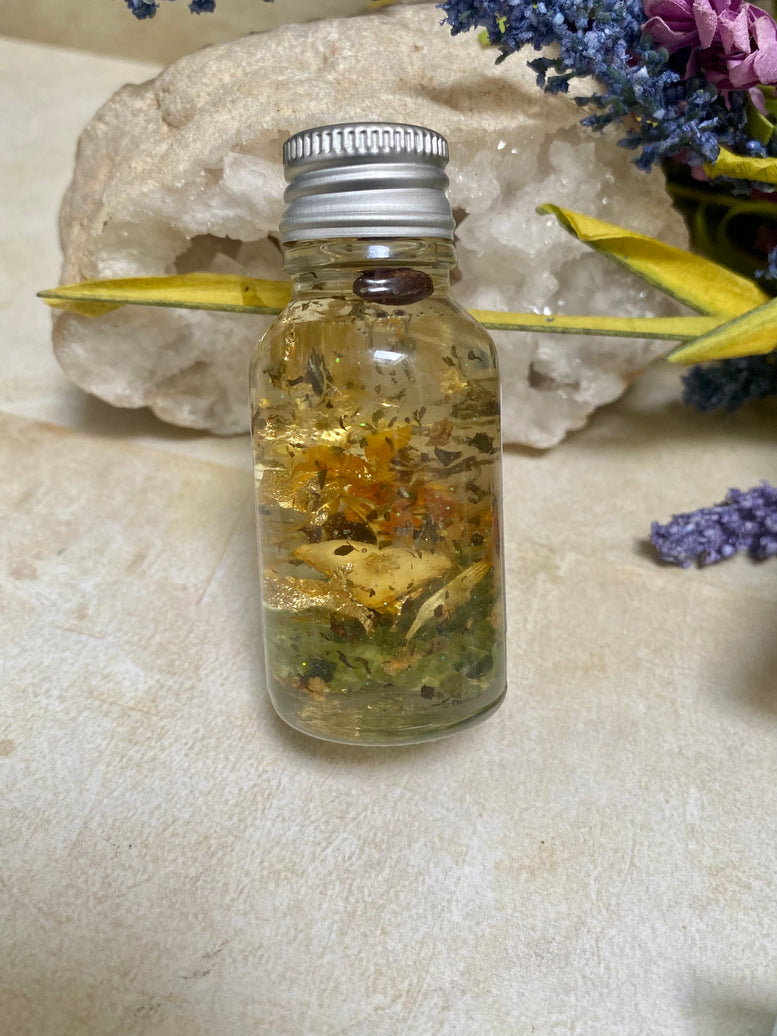 Wealth/Success Ritual Oil | Pagan | Witchcraft | Wiccan | Love Spell | Self Care | Anointing Oil | Fragrance | Flowers | Herbs | Oils