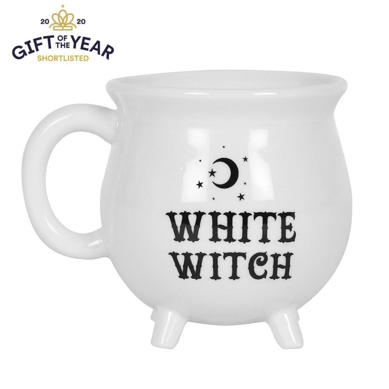 WHITE WITCH CAULDRON MUG/cup