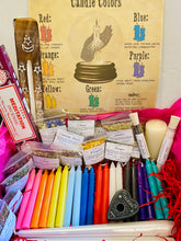 Witches Spell Candles & Herbs Supplies Gift Box | Candles | Incense | Wicca | Pagan | Witchcraft | Pillar Candles | Spells | Salts | Bottles