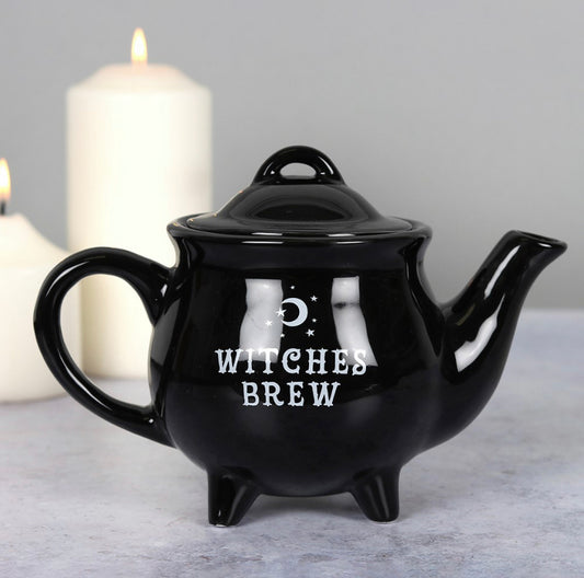 Witches Brew Cauldron Tea Pot