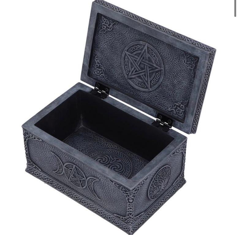 Mother Earth Box 15.5cm | Gaia | Witchcraft | Wiccan | Pagan | Storage Box | Jewellery Box | Goddess | Deity