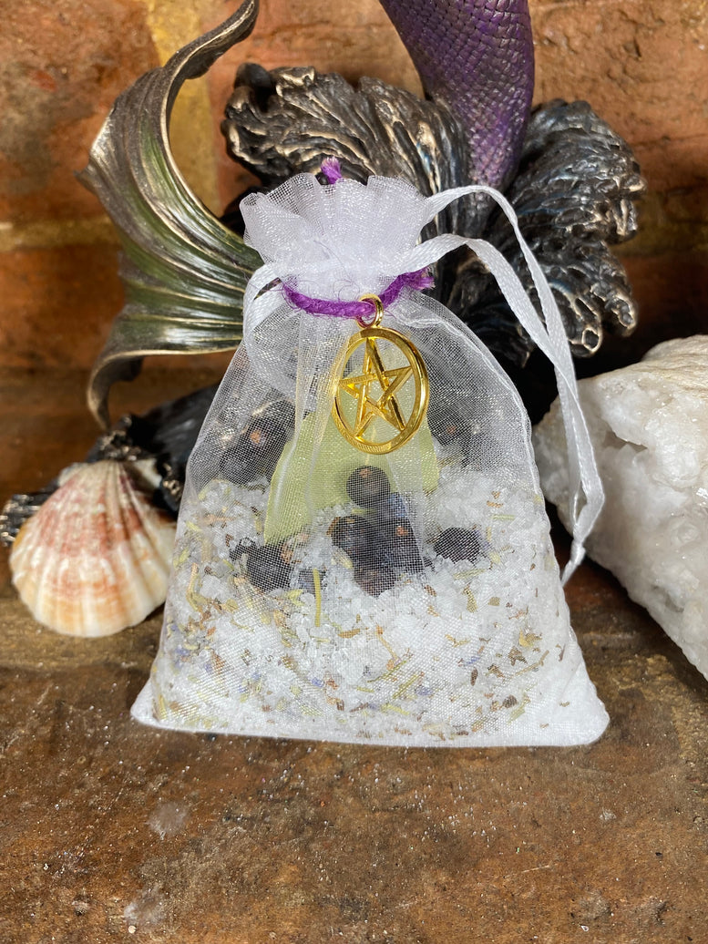 Protection Ritual Bath Tea | Bath Soak | Bath Salts | Witchcraft | Wiccan | Pagan | Bath Ritual | Herbal Salts | Aromatherapy