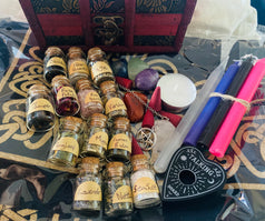 Witch’s Altar Box and Supplies